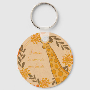Giraffe,Totemtier,Chakra,positive Affirmation Schlüsselanhänger
