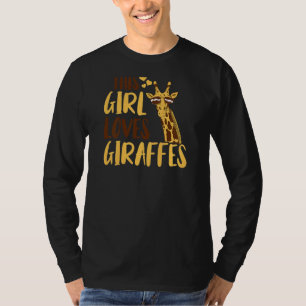 Giraffe tötet diese Girl-Lieben Giraffen T-Shirt