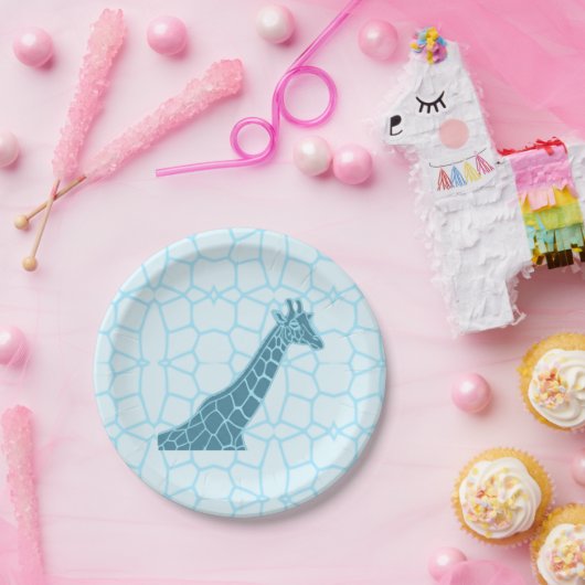 Giraffe Tower Birthday Pappteller (Party)