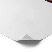 Giraffe Tragend Brillen Blasen Pink Bubble gum Poster (Ecke)