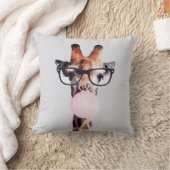 GIRAFFE TRAING GLASSES BLUTEN EIN PINKBUBBLE GUM KISSEN (Decke)