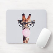 GIRAFFE TRAINGGASEN, DIE EIN PINKBUBBLEGUM BLÖTEN MOUSEPAD (Mit Mouse)