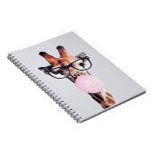 GIRAFFE TRAINGGASEN, DIE EIN PINKBUBBLEGUM BLÖTEN NOTIZBLOCK (Rechte Seite)