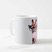 GIRAFFE TRAINGGLASSEN KAFFEE TASSE (Vorderseite Links)