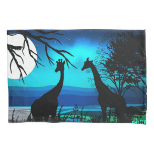 Giraffe Twins Africa personalize Destiny Destiny's Kissenbezug