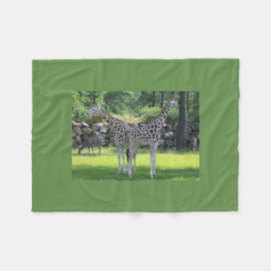 Giraffe Twins Niedlich Personalize Destiny's Fleecedecke