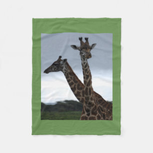 Giraffe Twins Niedlich Personalize Destiny's Fleecedecke