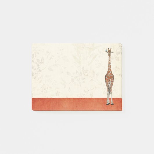 GIRAFFE u. VOGEL Post-Itanmerkung Post-it Klebezettel (Vorderseite)