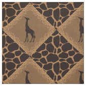 Giraffe über Tierdruck Stoff (Muster)