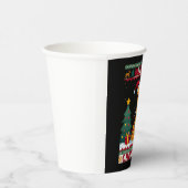 Giraffe Ugly Christmas Sweaters Funny Santa Hat Li Pappbecher (Rechts)