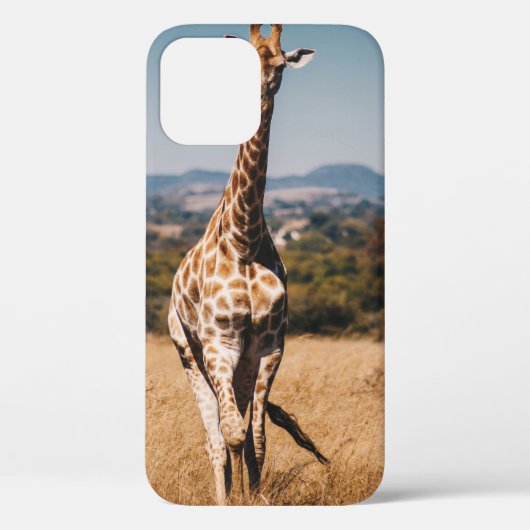 GIRAFFE UMGEBEN VON BROWN GRASS Case-Mate iPhone HÜLLE (Rückseite)