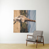 GIRAFFE UMGEBEN VON BROWN GRASS WANDTEPPICH (Beispiel (Horizontal))