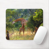 Giraffe und Baby Mousepad (Mit Mouse)