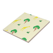 Giraffe und Baum Muster Fliese (Seite)