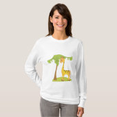 Giraffe und Baum T-Shirt (Vorne ganz)