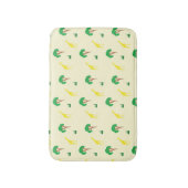 Giraffe und Baummuster Badematte (Vorderseite Vertikal)