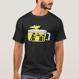 Giraffe und Bier Novelty Graphic Loved T-Shirt