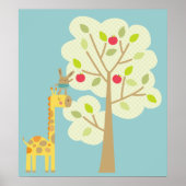 Giraffe und Bunny Poster (Vorne)