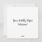 Giraffe und Elephant Valentine Feiertagskarte (Rückseite)