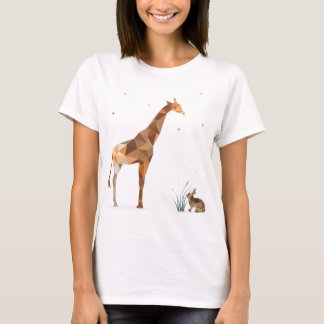 Giraffe und Kaninchen T-Shirt