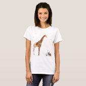 Giraffe und Kaninchen T-Shirt (Vorne ganz)