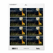 Giraffe und Mond | Benutzerdefiniertes Versand / A (Vorne)
