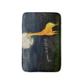 Giraffe und Mond | Custom Bath Mat Badematte (Vorderseite Vertikal)