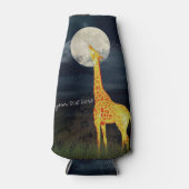 Giraffe und Mond | Custom Bottle Can Cooler Flaschenkühler