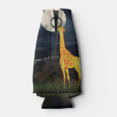 Giraffe und Mond | Custom Bottle Can Cooler Flaschenkühler