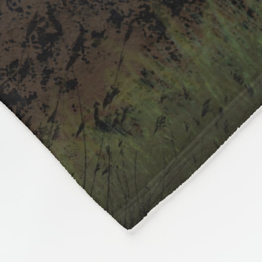 Giraffe und Mond | Custom Fleece Blanket (Ecke)