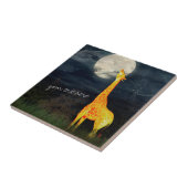 Giraffe und Mond | Fotos für benutzerdefinierte Ke Fliese (Seite)