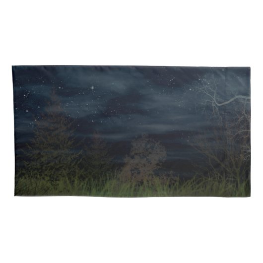 Giraffe und Mond | Pair Custom Pair of Pillowcases Kissenbezug (Rückseite-Rechts)