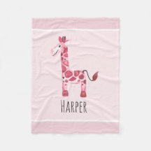 Giraffe und Name der Niedlichen Rosa Safari