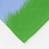 Giraffe und Schmetterling in Liebe Fleecedecke (Ecke)