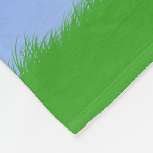 Giraffe und Schmetterling in Liebe Fleecedecke (Ecke)