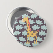Giraffe und Wolken Button (Vorne & Hinten)