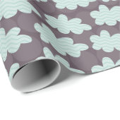 Giraffe und Wolken Geschenkpapier (Rolleneckpunkt)