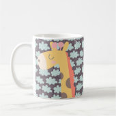 Giraffe und Wolken Kaffeetasse (Links)