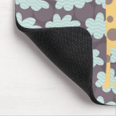 Giraffe und Wolken Mousepad (Ecke)