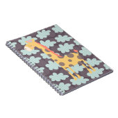 Giraffe und Wolken Notizblock (Rechte Seite)