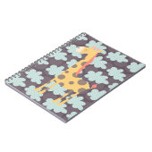 Giraffe und Wolken Notizblock (Linke Seite)