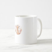 Giraffe unter Kirschblüten Kaffeetasse (VorderseiteRechts)