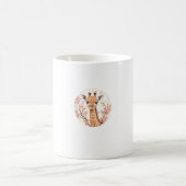 Giraffe unter Kirschblüten Kaffeetasse (Mittel)