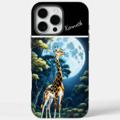 Giraffe unter Mondlicht Case-Mate iPhone Hülle (Rückseite)