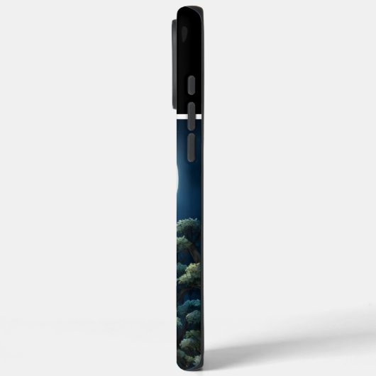 Giraffe unter Mondlicht Case-Mate iPhone Hülle (Rückseite / Links)