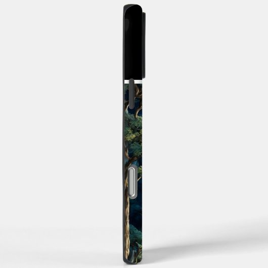 Giraffe unter Mondlicht Case-Mate iPhone Hülle (Rückseite / Rechts)