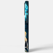 Giraffe unter Vollmond Case-Mate iPhone Hülle (Rückseite / Links)