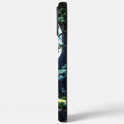 Giraffe unter Vollmond Case-Mate iPhone Hülle (Rückseite / Links)