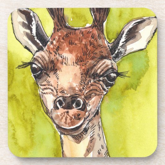 Giraffe Untersetzer (Vorderseite)