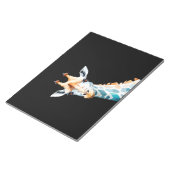 Giraffe Vector Art mit lebhaften Farben Notizblock (angewinkelt)
